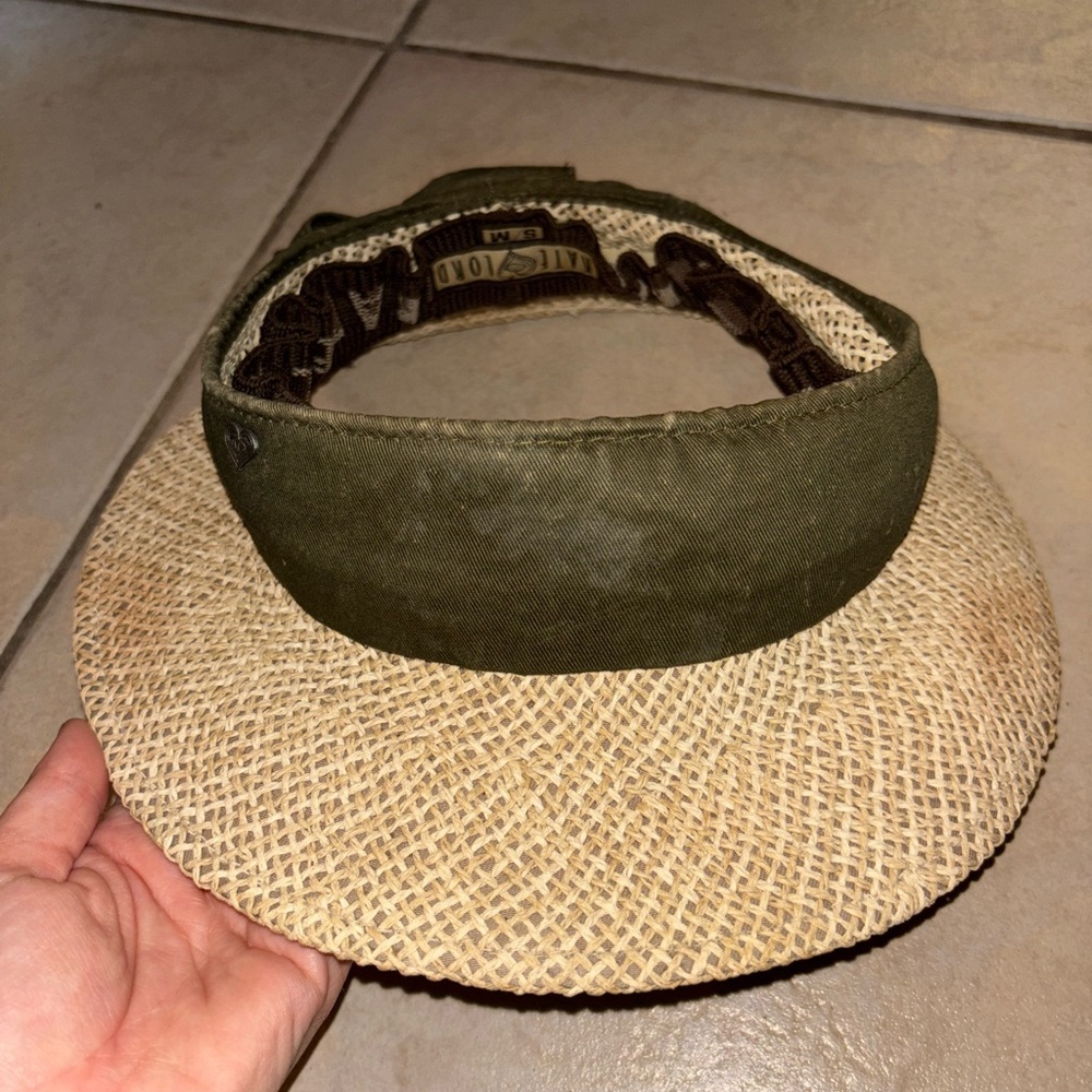 Vintage Kate Lord Straw Visor
